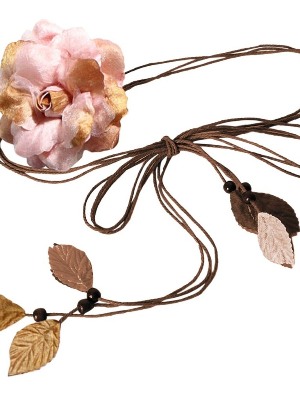 Women Braided Waist Belt Bohemian Woven Waist Rope Flower Tassels Waist
